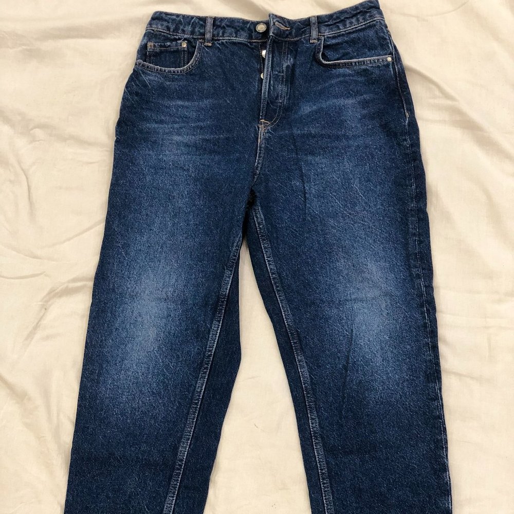 Zara Ripped Mom Jeans